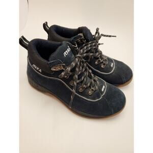 RYKA Blue Suede Terrain Ankle Hiking Boots Size 6